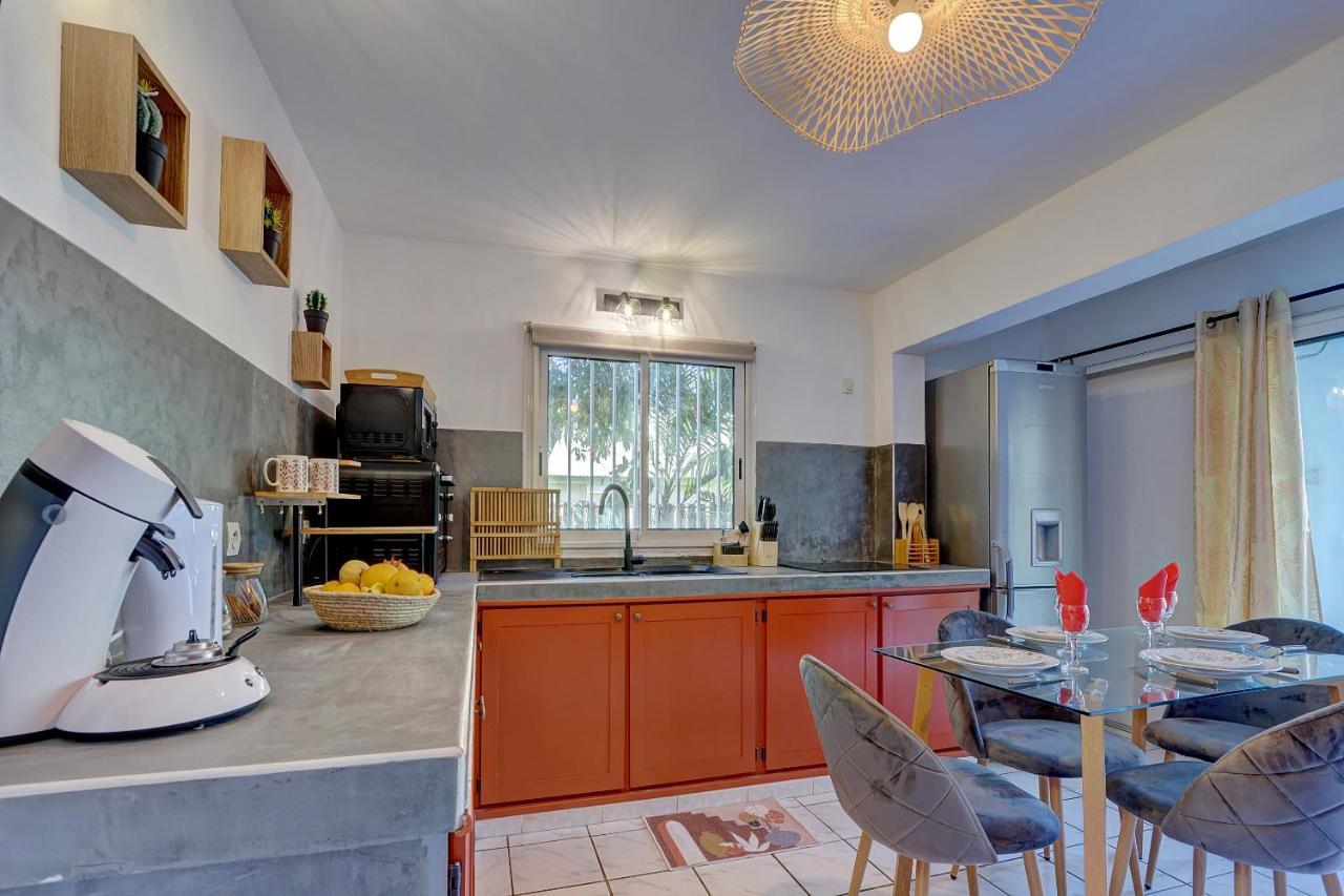 Appartement Bec Rose - Clim - Wi-Fi - Jardin à Saint-Leu Extérieur photo
