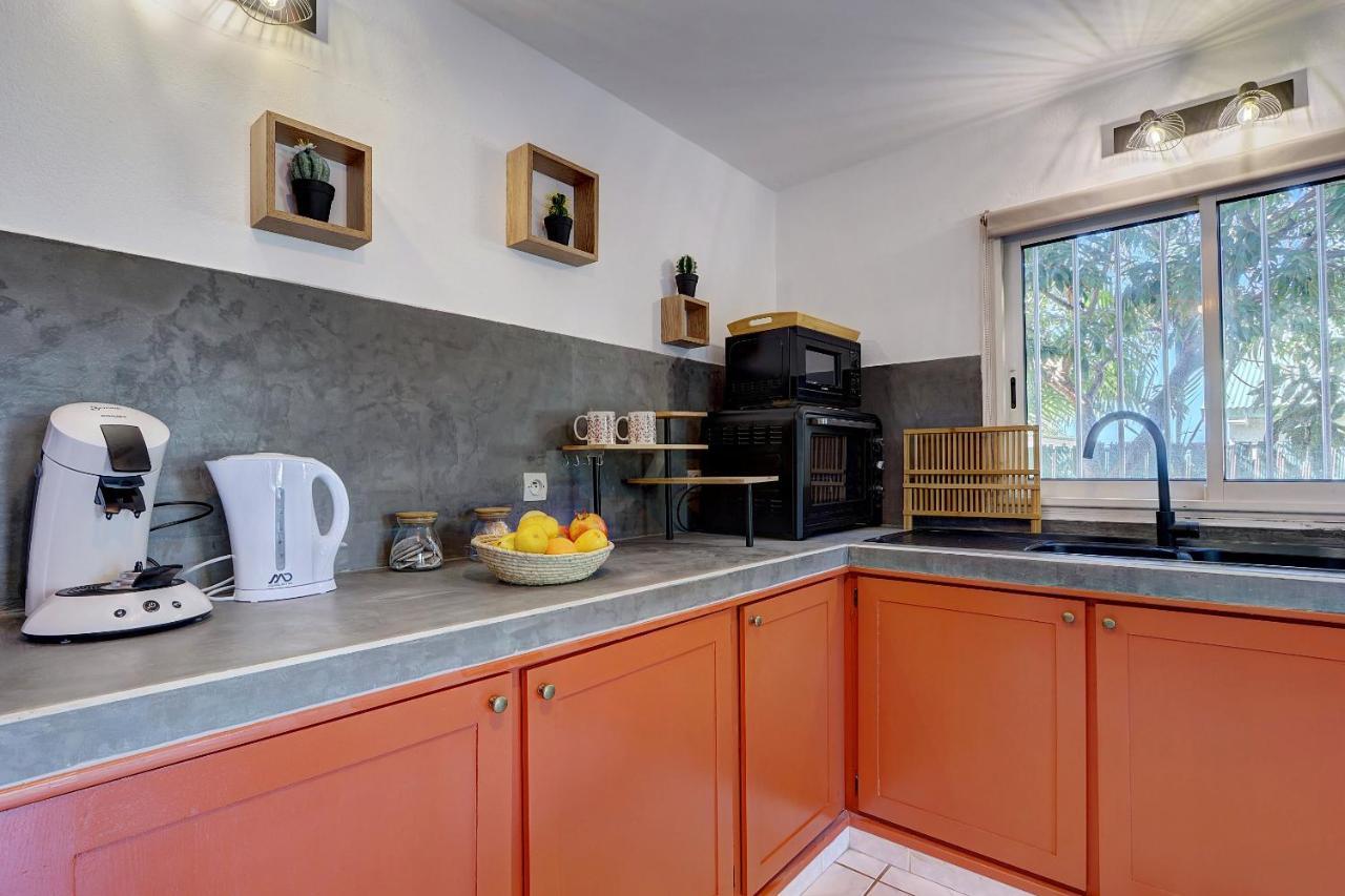 Appartement Bec Rose - Clim - Wi-Fi - Jardin à Saint-Leu Extérieur photo