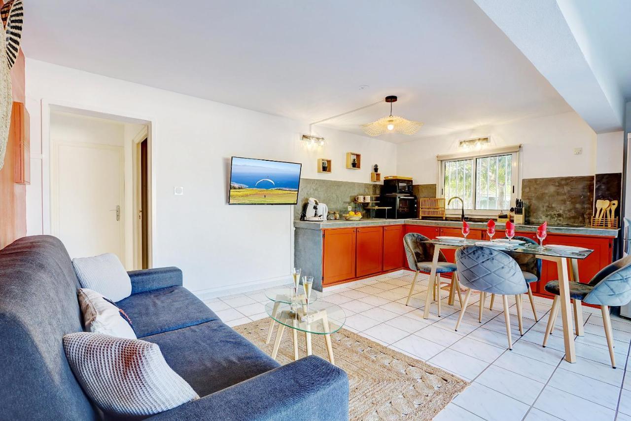 Appartement Bec Rose - Clim - Wi-Fi - Jardin à Saint-Leu Extérieur photo